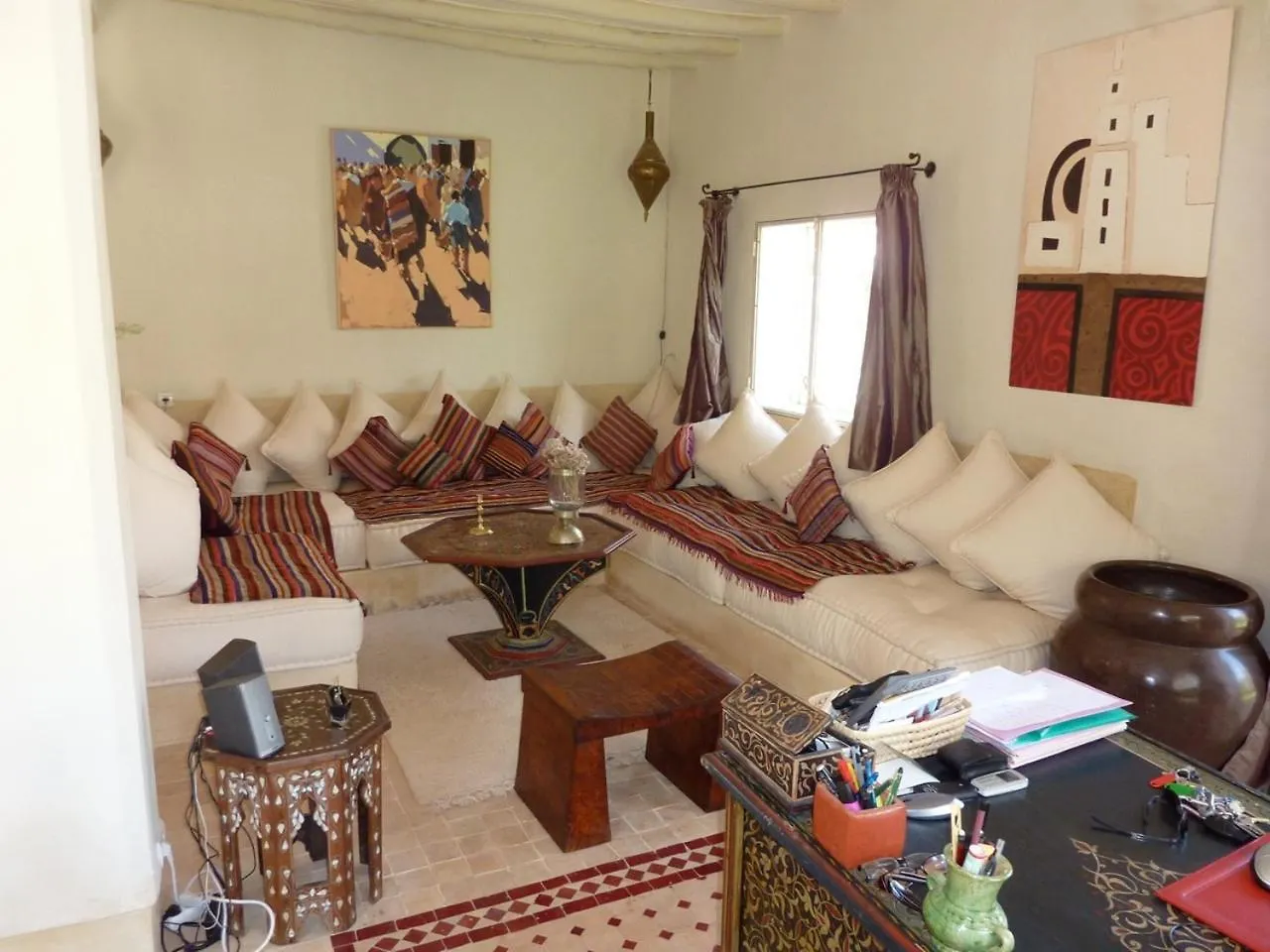 Exceptionnelle Villa Riad Avec Cuisiniere-Piscine Chauffee-Navette Airport Gratuite-Fibre Internet Marrakesh